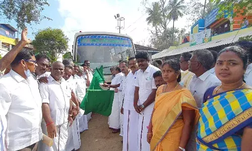 கும்பகோணம் முதல் எரவாஞ்சேரி வரை புதிய போக்குவரத்து துவக்க விழா