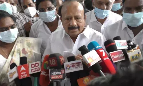 அண்ணாமலைக்கு அரசியலுக்கு வந்தது உள் நோக்கம்: அமைச்சர் எம் ஆர் கே. பன்னீர்செல்வம் அண்ணாமலைக்கு அரசியலுக்கு வந்தது உள் நோக்கம்: அமைச்சர் எம் ஆர் கே. பன்னீர்செல்வம்