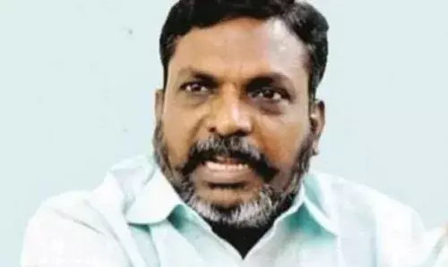 தேர்தல் சீர்திருத்த மசோதாவிற்கு எதிராக திருச்சியில் திருமாவளவன் பேட்டி தேர்தல் சீர்திருத்த மசோதாவிற்கு எதிராக திருச்சியில் திருமாவளவன் பேட்டி