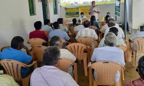சின்னேரிபாளையத்தில் தானியப்பயிர் சாகுபடி குறித்த விழிப்புணர்வு
