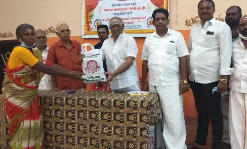 கும்பகோணம் சமையல் கலைஞர் முன்னேற்ற சங்கத்தின் சார்பில் மருத்துவ முகாம்