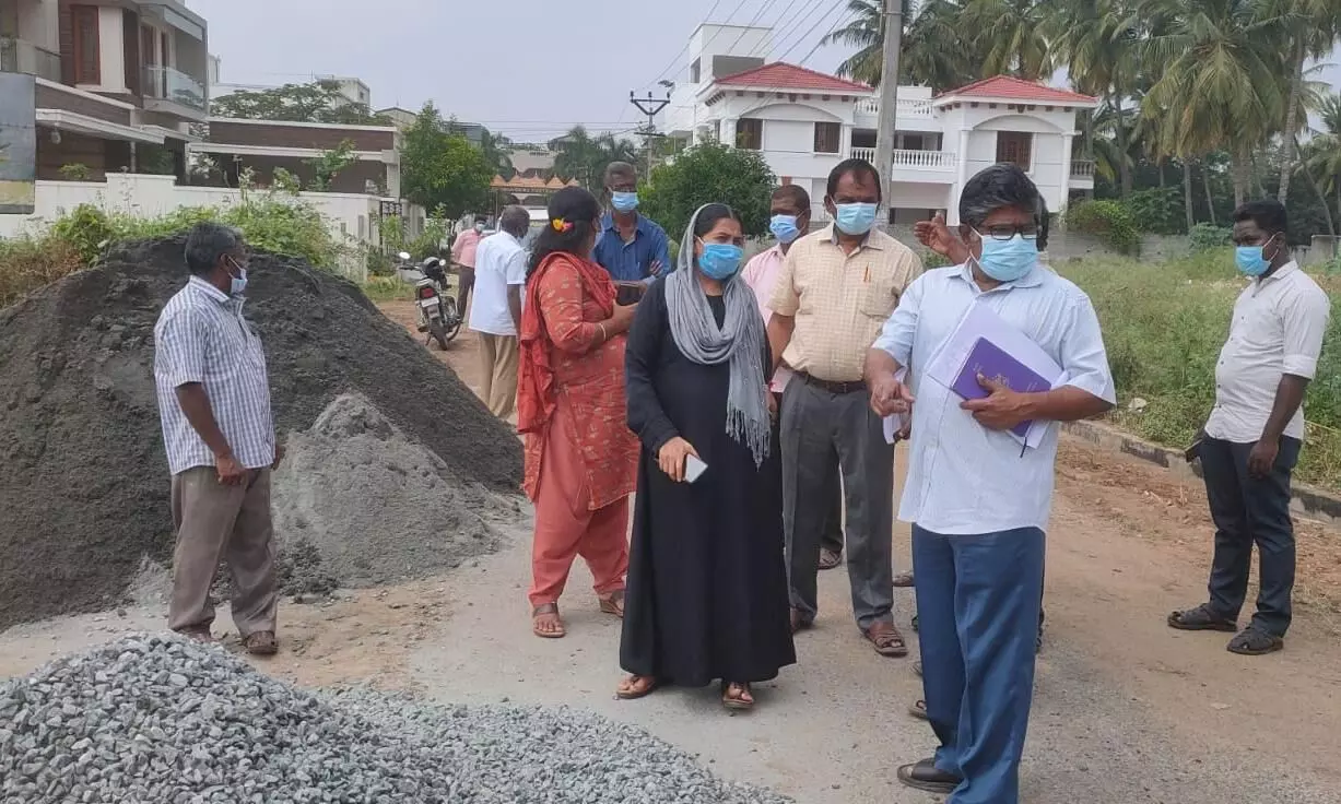 குமாரபாளையத்தில் நகராட்சி மண்டல இயக்குனர் ஆய்வு குமாரபாளையத்தில் நகராட்சி மண்டல இயக்குனர் ஆய்வு