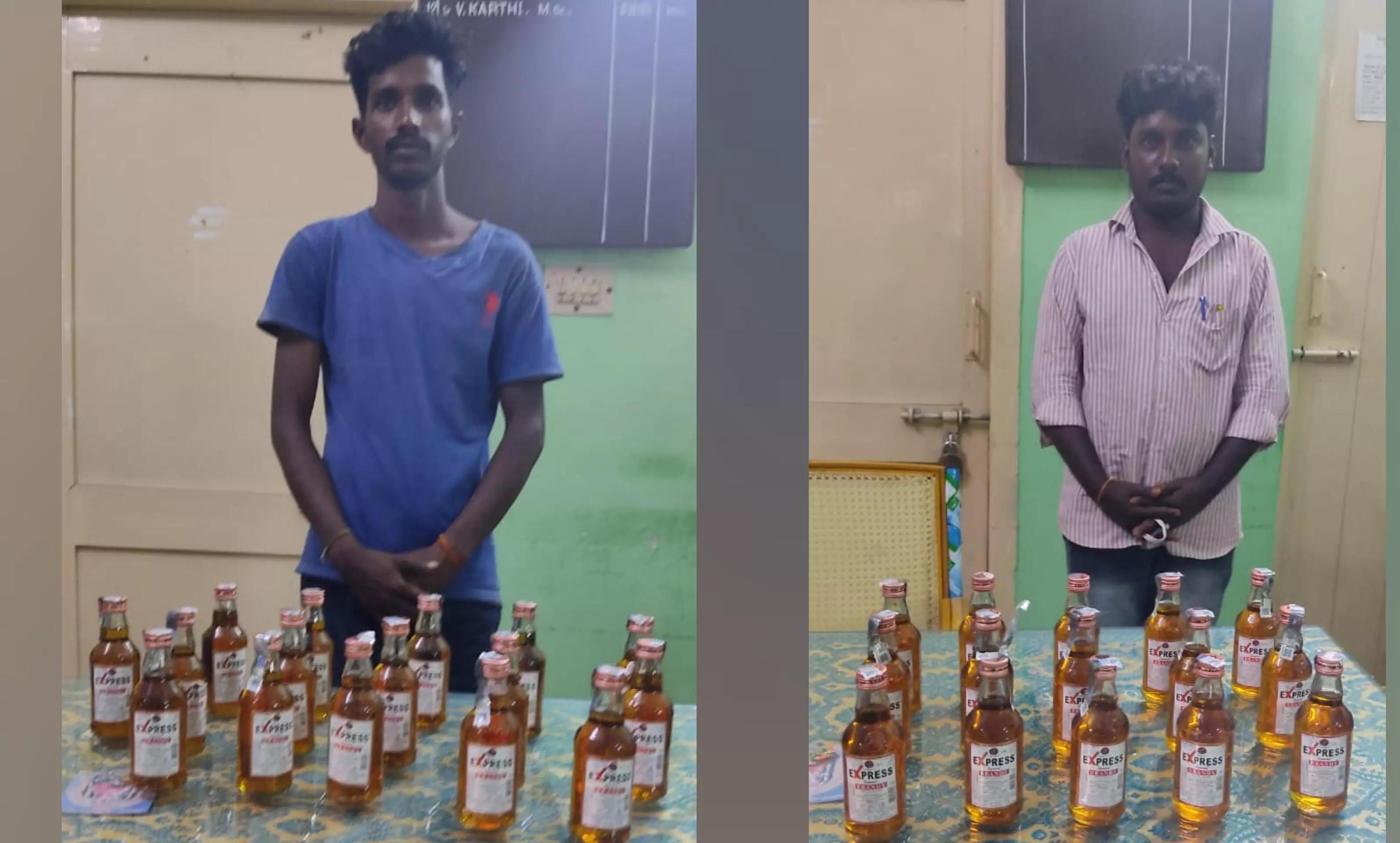 அந்தியூர் பகுதிகளில் சட்டவிரோதமாக மது விற்பனை செய்த இரண்டு பேர் கைது அந்தியூர் பகுதிகளில் சட்டவிரோதமாக மது விற்பனை செய்த இரண்டு பேர் கைது