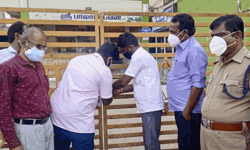 ஆரணியில் 6 தொழிலாளர்களுக்கு கொரோனா: ஓட்டலுக்கு சீல்