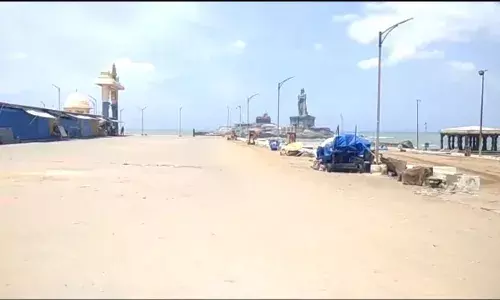 ஊரடங்கு கட்டுப்பாடுகளால் பொங்கல் விடுமுறை நாளில் களையிழந்த கன்னியாகுமரி