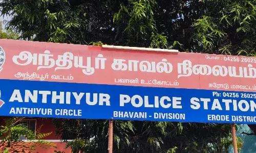 அந்தியூர் காவல் நிலையத்தில் போலீசாருக்கு கொரோனா தொற்று