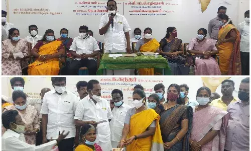காஞ்சிபுரத்தில் 583 பேருக்கு தாலிக்கு தங்கம், திருமண நிதியுதவி