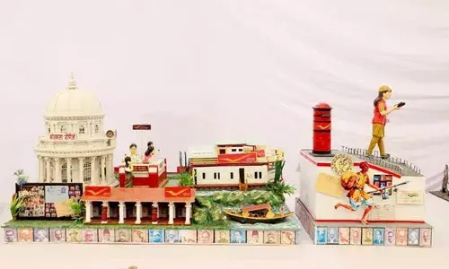 இந்திய அஞ்சல் துறை: குடியரசு தின அலங்கார ஊர்தியில் மகளிர் பணிகளுக்கு முன்னிலை