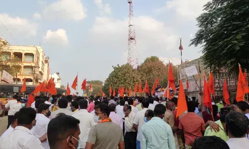 அரியலூர் மாணவி லாவண்யா தற்கொலை: பாஜக, இந்து அமைப்புகள் ஆர்ப்பாட்டம்