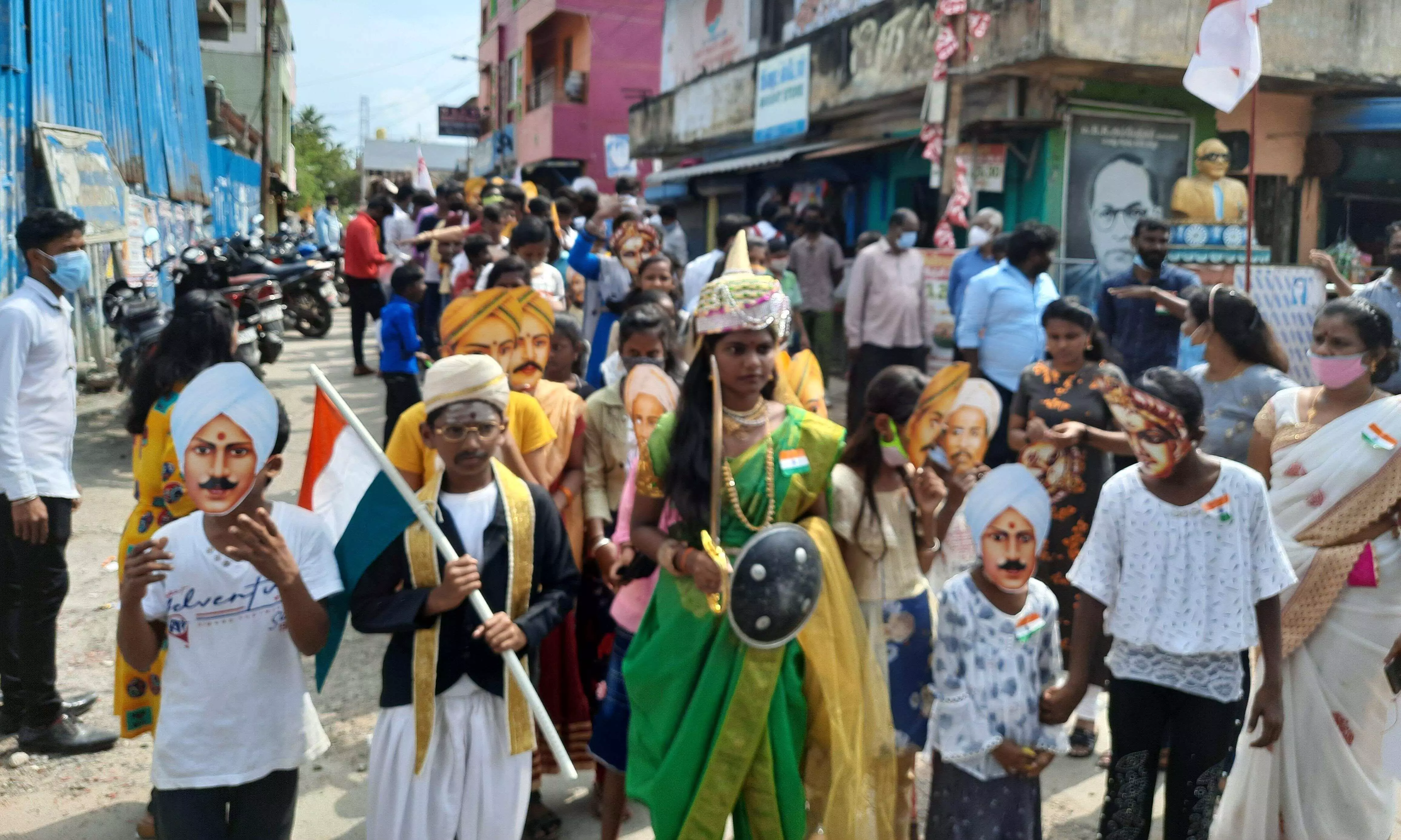 வியாசர்பாடியில் மத்திய அரசுக்கு எதிராக ரத யாத்திரை வியாசர்பாடியில் மத்திய அரசுக்கு எதிராக ரத யாத்திரை