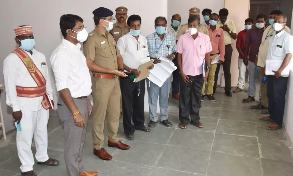 விழுப்புரம்: விக்கிரவாண்டி வாக்கு எண்ணிக்கை மையத்தில் ஆட்சியர் ஆய்வு விழுப்புரம்: விக்கிரவாண்டி வாக்கு எண்ணிக்கை மையத்தில் ஆட்சியர் ஆய்வு
