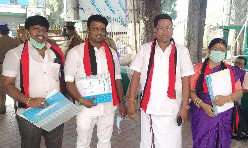 நகர்ப்புற உள்ளாட்சி தேர்தல்: காஞ்சிபுரத்தில் 156 பதவிக்கு 1001 பேர் மனுதாக்கல்