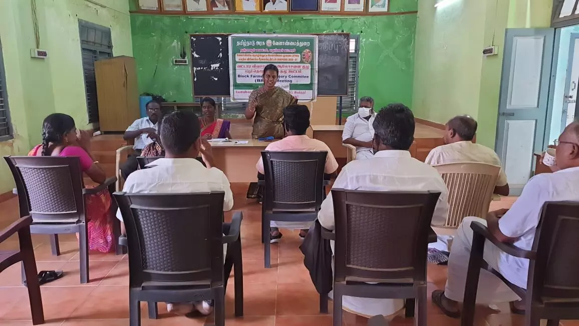 தஞ்சை, மதுக்கூர் வட்டாரத்தில் அட்மா உழவர் ஆலோசனை குழு கூட்டம் தஞ்சை, மதுக்கூர் வட்டாரத்தில் அட்மா உழவர் ஆலோசனை குழு கூட்டம்