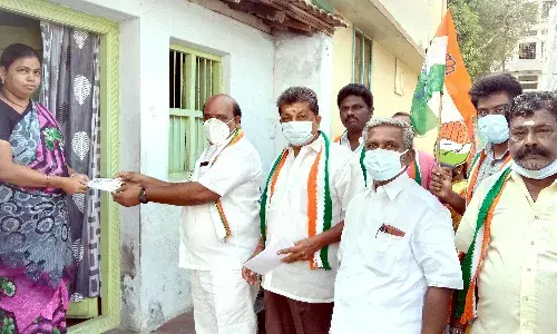 நாமக்கல்: 16வது வார்டில் காங். வேட்பாளர் ஷேக் நவீத் தீவிர பிரச்சாரம்