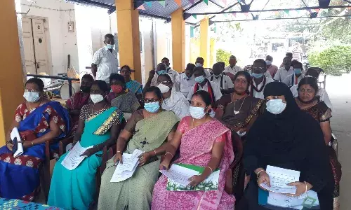 அந்தியூரில் வேட்பாளர்களுக்கான விதிமுறை குறித்த ஆலோசனை கூட்டம்