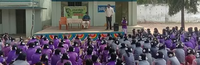 திருவண்ணாமலை: பெண்கள் பாதுகாப்பு குறித்து விழிப்புணர்வு முகாம் திருவண்ணாமலை: பெண்கள் பாதுகாப்பு குறித்து விழிப்புணர்வு முகாம்