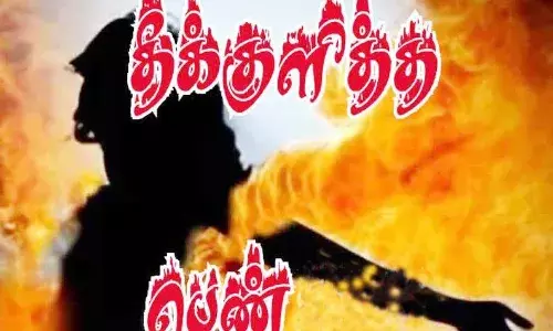 திங்களூர் அருகே தீக்குளித்து பெண் தற்கொலை