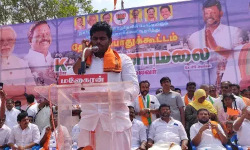 திமுக கூட்டணிகள் நீட் தேர்வை இதற்காகவே எதிர்க்கின்றன: அண்ணாமலை பேச்சு