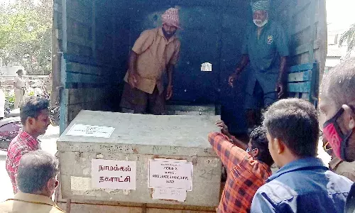 நாமக்கல் மாவட்டத்தில் தயார் நிலையில் வாக்குச்சாவடிகள் நாமக்கல் மாவட்டத்தில் தயார் நிலையில் வாக்குச்சாவடிகள்