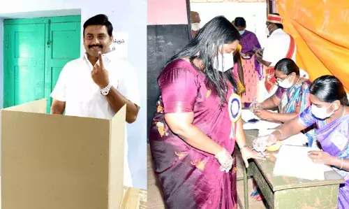 நாமக்கல் மாவட்டத்தில் காலை 12.54% வாக்குப்பதிவு: அமைச்சர், கலெக்டர் வாக்களிப்பு நாமக்கல் மாவட்டத்தில் காலை 12.54% வாக்குப்பதிவு: அமைச்சர், கலெக்டர் வாக்களிப்பு