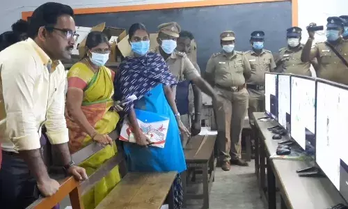 சாத்தூரில் வாக்கு எண்ணும் மையத்தை மாவட்ட ஆட்சியர், தேர்தல் பார்வையாளர் ஆய்வு சாத்தூரில் வாக்கு எண்ணும் மையத்தை மாவட்ட ஆட்சியர், தேர்தல் பார்வையாளர் ஆய்வு