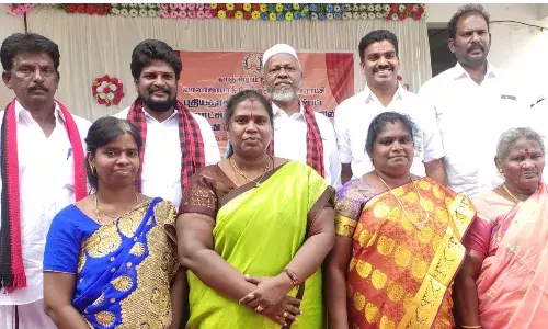 வாலாஜாபாத் பேரூராட்சியில் 15  உறுப்பினர்கள் பதவியேற்பு