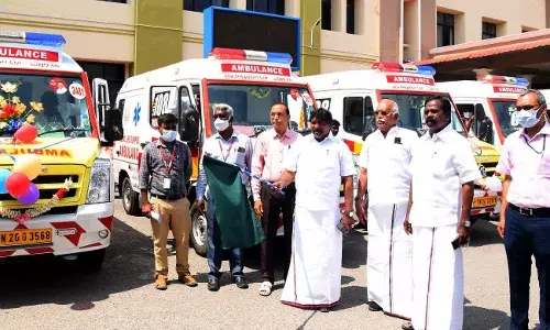 பெரம்பலூர் மாவட்டத்தில் 108 ஆம்புலன்ஸ் சேவை கொடியசைத்து துவக்கம்