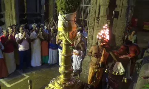 நெல்லையப்பர் கோயில் பங்குனி உத்திர திருவிழா கொடியேற்றம்