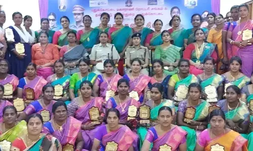 புதுக்கோட்டையில் காவல்துறை சார்பில் மகளிர் தினவிழா