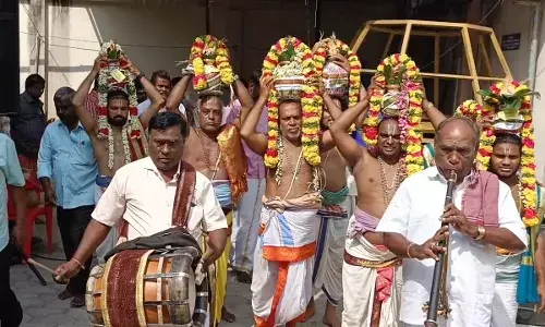 மயிலாடுதுறை அருகே  பெருமாள் கோவில் விமான பாலாலயம் திருப்பணி தொடக்கம்