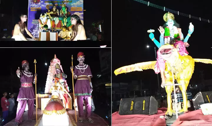 பொதுமக்கள் திரண்ட காளியம்மன் திருவிழா வண்டிவேடிக்கை பொதுமக்கள் திரண்ட காளியம்மன் திருவிழா வண்டிவேடிக்கை