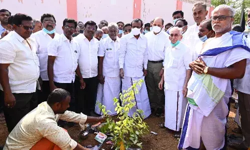 ஈரோடு மாநகராட்சி வளர்ச்சித் திட்டப் பணிகள்: அமைச்சர் முத்துசாமி தொடக்கம்