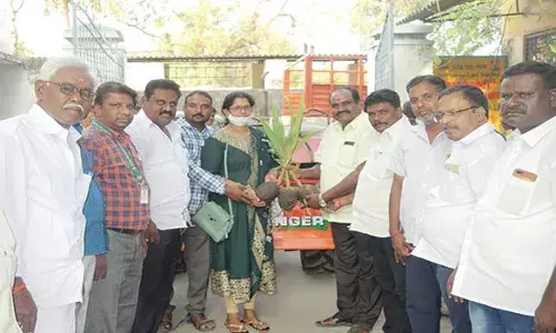 குடியாத்தத்தில் விவசாயிகளுக்கு மானிய விலையில் வேளாண் உபகரணம் வினியோகம்