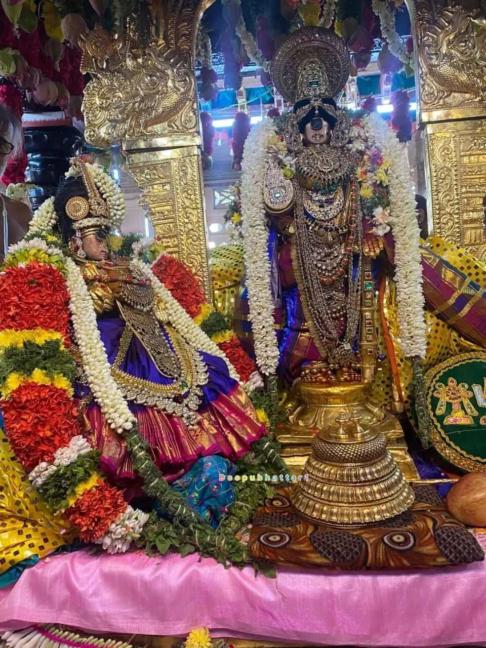 உறையூர் நாச்சியார் கோவிலில் இன்று நம்பெருமாள்- தாயார் சேர்த்தி சேவை உறையூர் நாச்சியார் கோவிலில் இன்று நம்பெருமாள்- தாயார் சேர்த்தி சேவை
