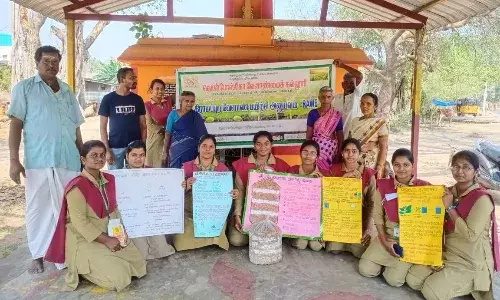 சிப்பி காளான் வளர்ப்பு முறைகள் குறித்து விவசாயிகளுக்கு  விழிப்புணர்வு