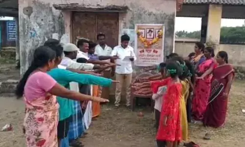 மணமேல்குடி ஒன்றிய பாஜக இளைஞர் அணி சார்பில் தியாகிகள் தினம் அனுசரிப்பு