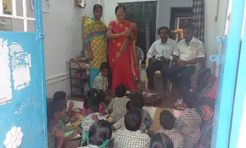 குமாரபாளையத்தில் இல்லம் தேடி கல்வி  திட்ட மையம் துவக்கம்