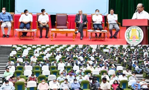சட்டத்துறை அமைச்சர் ரகுபதி தலைமையில் சட்ட அலுவலர்கள் கலந்துரையாடல்