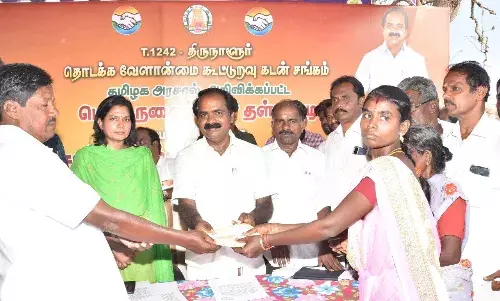 புதுக்கோட்டை மாவட்டத்தில் 36,804  பேருக்கு  ரூ.117.83 கோடி  நகைக் கடன் தள்ளுபடி