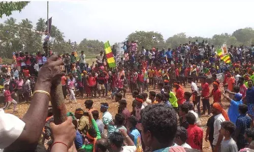 பாலக்கோடு அடுத்த மாரண்டஅள்ளியில் கலைகட்டிய எருதுவிடும் விழா
