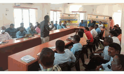 திருவண்ணாமலையில் வேளாண்மை அலுவலர்களுக்கு திறன் வளர்ப்பு பயிற்சி