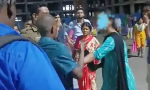 மதுரையில் சில்மிஷம் செய்த இளைஞரை ஓட ஓட விரட்டி வெளுத்து வாங்கிய இளம்பெண்