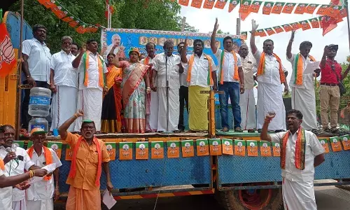 சிவகாசியில் சொத்து வரியைத் கண்டித்து பாஜக ஆர்ப்பாட்டம்
