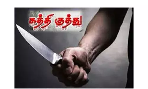பெரம்பலூர் அருகே நிலத்தகராறில் விவசாயிக்கு கத்திக்குத்து பெரம்பலூர் அருகே நிலத்தகராறில் விவசாயிக்கு கத்திக்குத்து