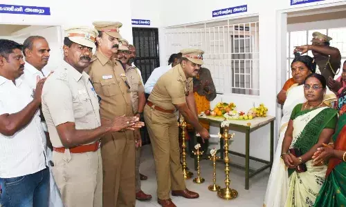 கீழப்பழுவூரில் காவல் நிலைய புதிய கட்டிடம் திறப்பு