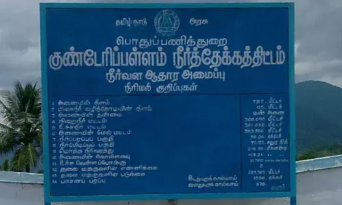 குண்டேரிப்பள்ளம் அணையில் இருந்து பாசனத்திற்காக நீர் திறப்பு