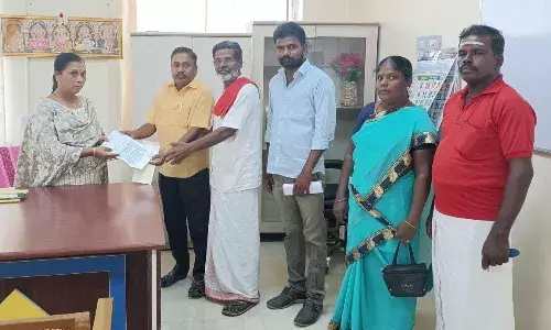 சொத்துவரி உயர்வை மறுபரிசீலனை செய்ய கோரி மா.கம்யூனிஸ்ட் கட்சி மனு