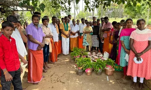அவினாசி - அத்திக்கடவு திட்டம் நிறைவேற தீர்த்தக்குட ஊர்வலம்