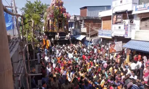பாளை சிவன் கோவிலில் சித்திரை பிரம்மோற்சவ பெருந்திருவிழா தேரோட்டம்