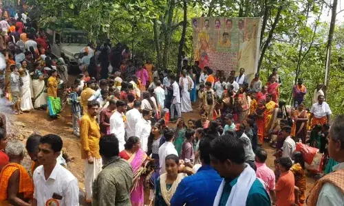 3,500 அடி உயர காளிமலை கோவிலில் விமரிசையாக நடந்த பொங்கல் விழா